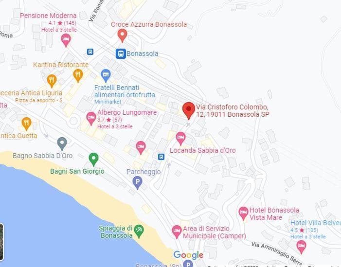 La Porta Delle 5 Terre Trilocali Apartment Bonassola Luaran gambar